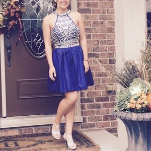 Two piece formal size medium